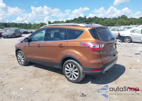 2017 Ford Escape Titanium from USA, damaged, VIN 1FMCU9J91HUA07848